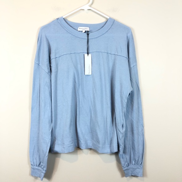 Michael Stars Amanda Vintage Jersey Coastal Tee L